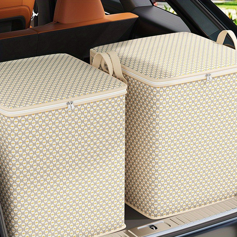 Large Storage Bags for Clothes, Organizers for Closets, Collapsible Bins with Strong Handles And Durable Zippers, Suitable for Clothing, Blankets, And Comforters