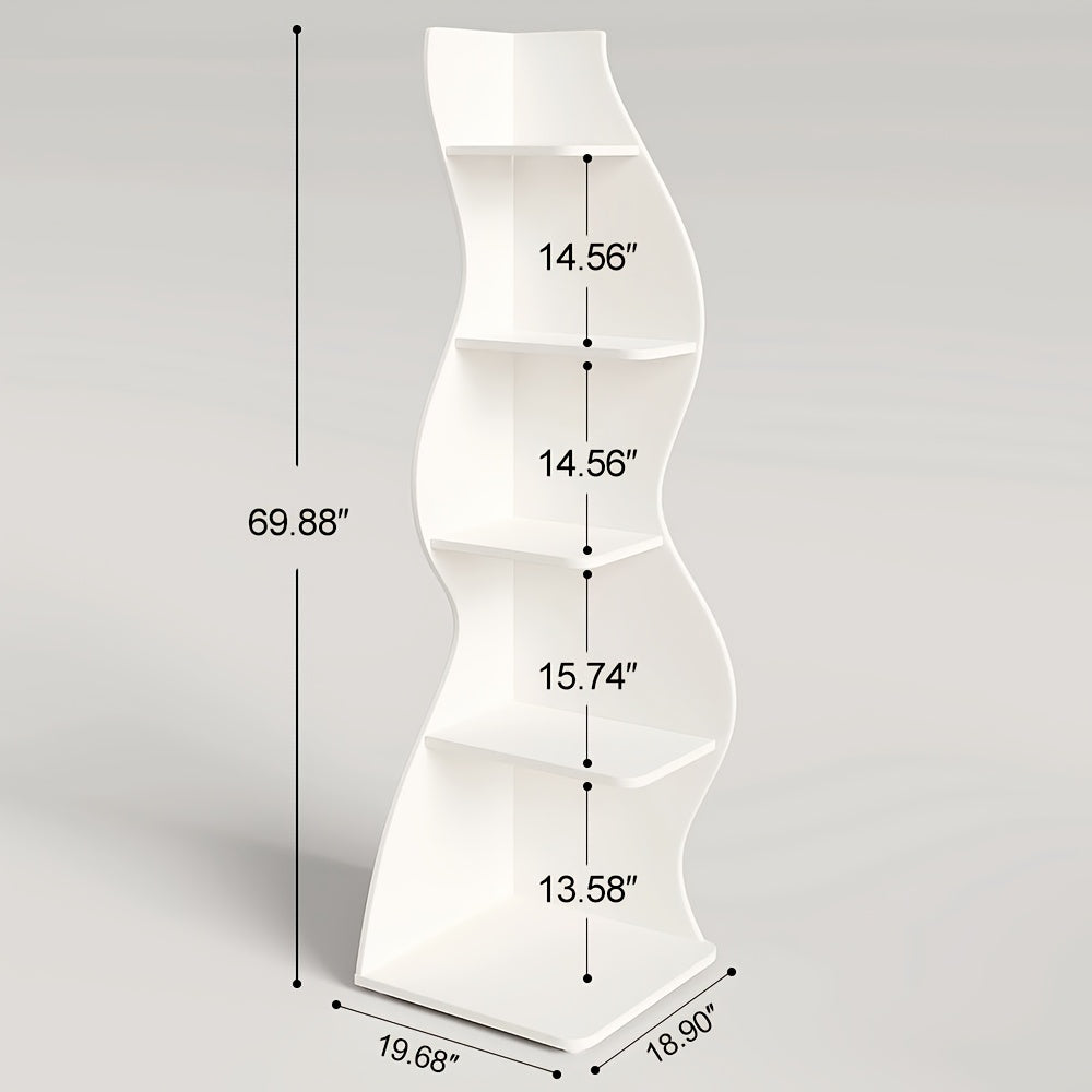 Modern Large Office Bookshelf | 84-inch Industrial-style Heavy-duty Bookcase, 7-tier Open Metal And Wooden Bookshelf, Floor-standing File Storage Rack (suitable for Home Offices\u002F Libraries\u002F Corporate Exhibition Halls)
