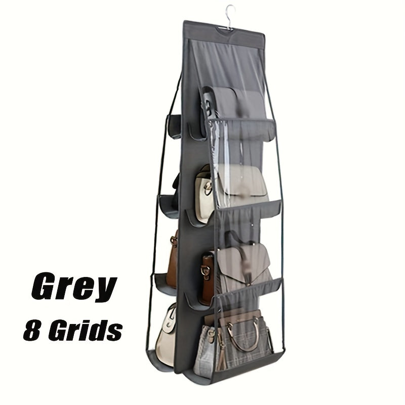 Hanging Storage Bag with 8 Pockets, Ideal for Organizing Closets, Featuring a Dust Cover And a Space-Saving Foldable Design